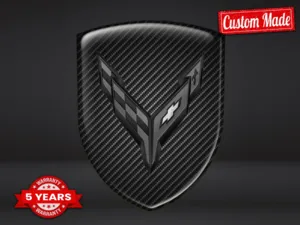 Corvette Sticker Porte Auto Résistant Limité Qualité